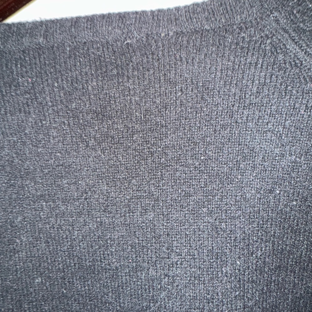 J. Crew Men's Black Crewneck Sweater 100% Lambs Wool XL - Picture 6 of 6